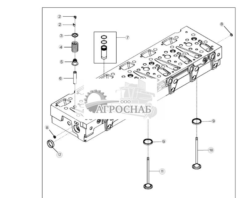 9901 Головка блока цилиндров и клапаны - ST762215 102.jpg